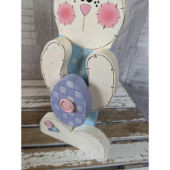 Fabri-centers cottontail Easter folk art vintage c - Picture 3 of 6